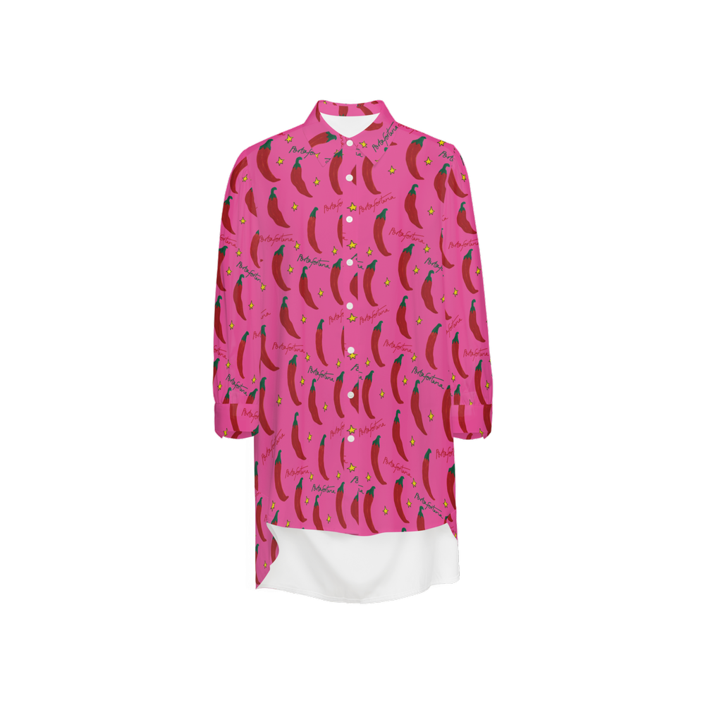 Shirt Dress - Portafortuna Chilli