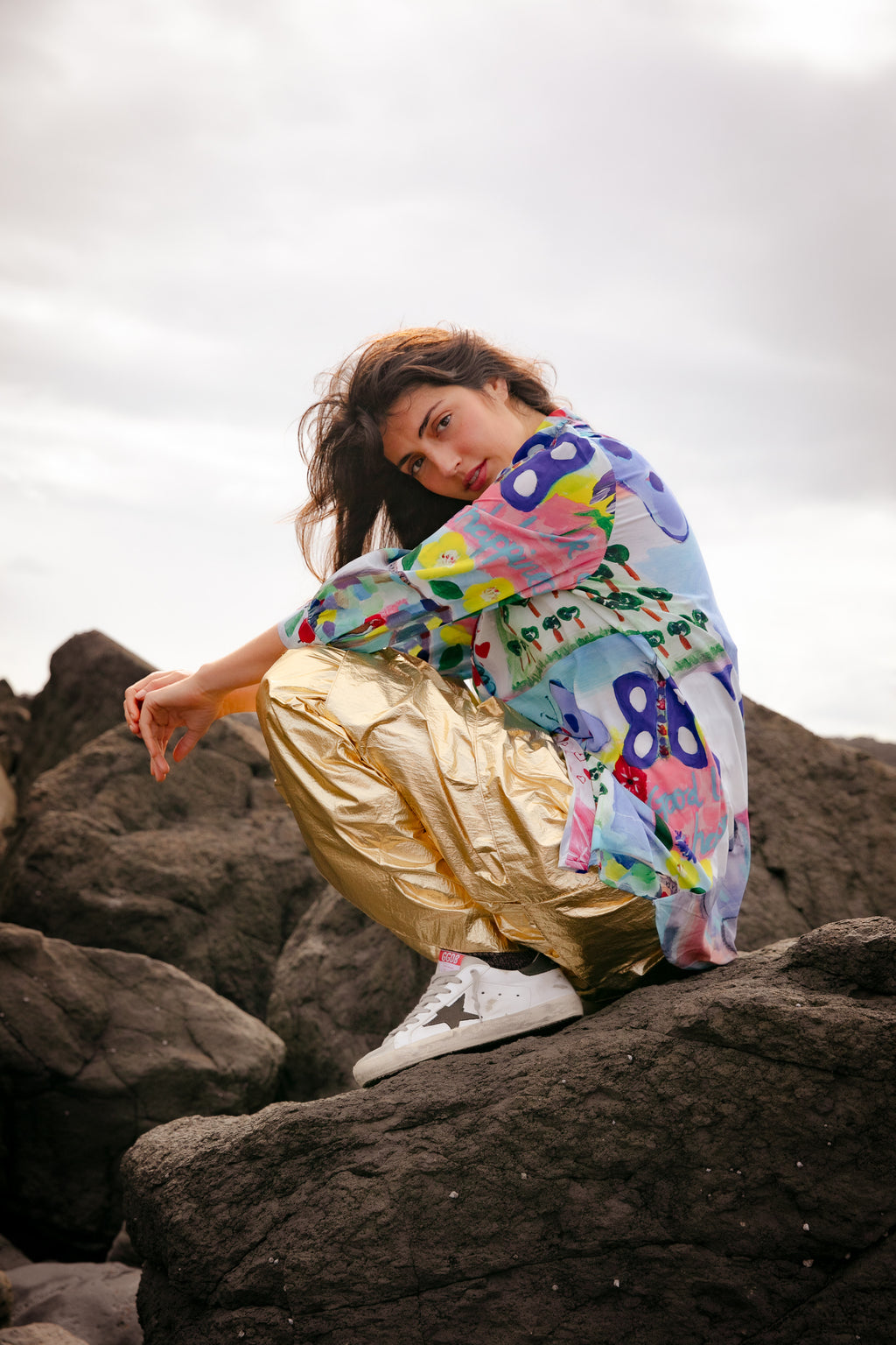 Shirt Dress - Good Luck & Happiness