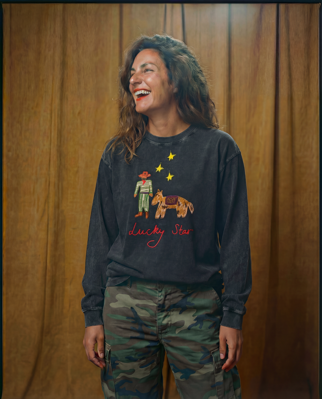 Lucky Cowboy - Long Sleeve Tee