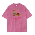 Short Sleeve Tee - Lucky Star Cowboy - Pink